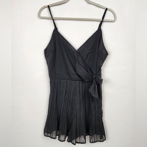 NWT She + Sky Black Romper Size M